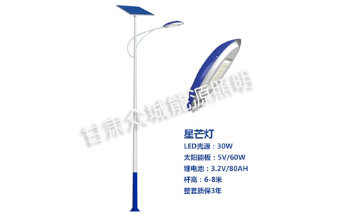 南木林太阳能路灯核心技术参数解读